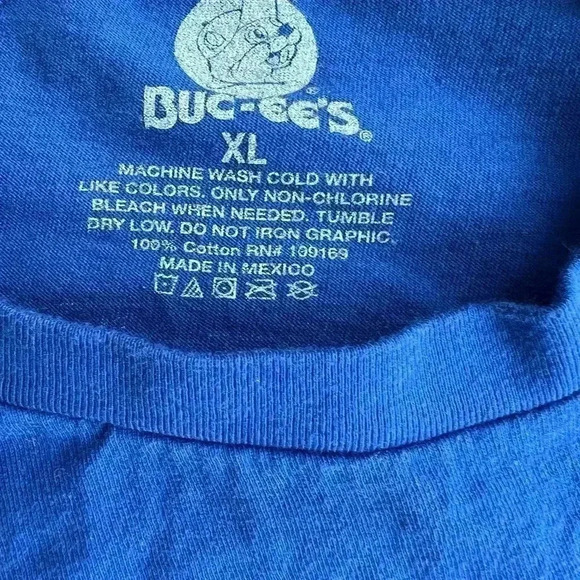 Buc-ee's 4th of July Short Sleeve Blue Men’s T-Shirt - Picture 5 of 6